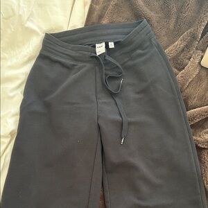 TNA Black waffle sweats